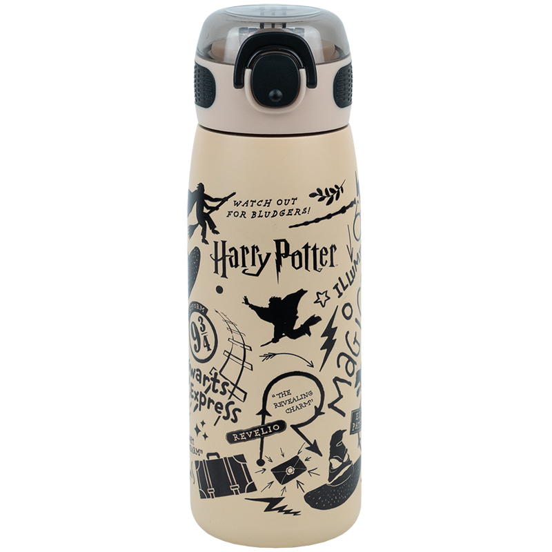 Термос з трубочкою 600мл, Harry Potter HP25-1262 Kite