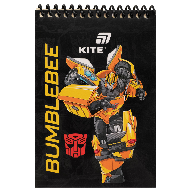 Блокнот пласт обкл., спіраль А6, 48арк., нелінований Transformers TF26-196 Kite