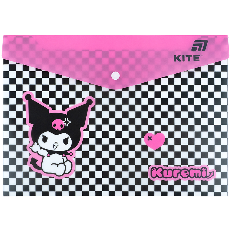 Папка на кнопці А4, HK25-244-2 Hello Kitty
