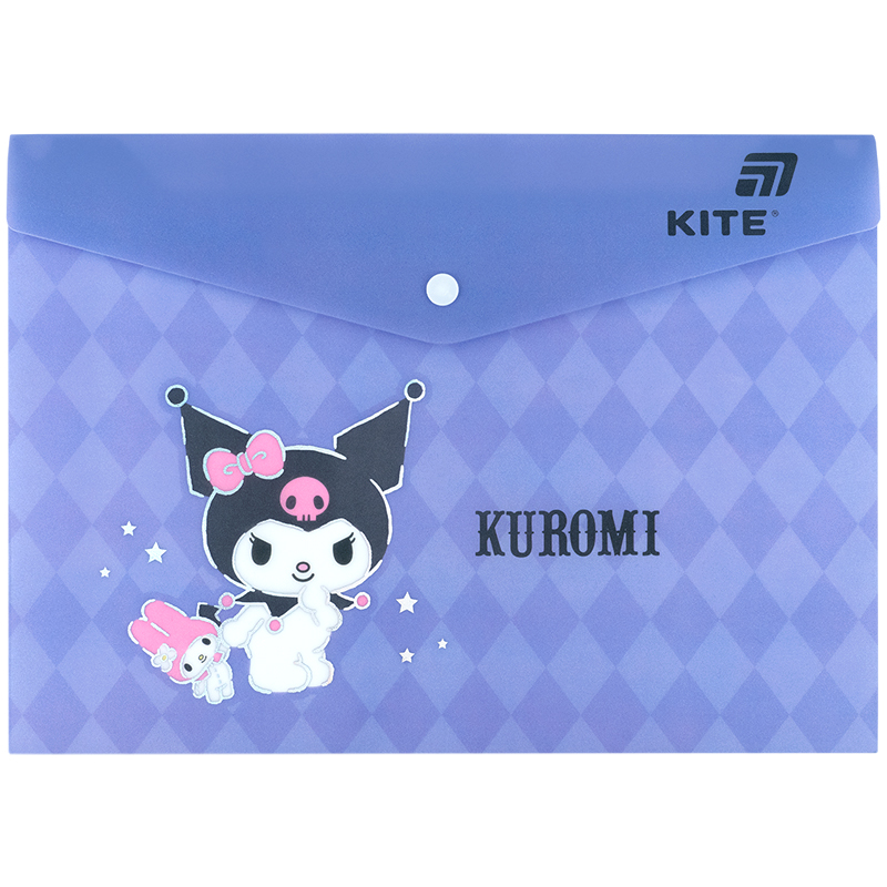 Папка на кнопці А4, HK25-244-1 Kuromi