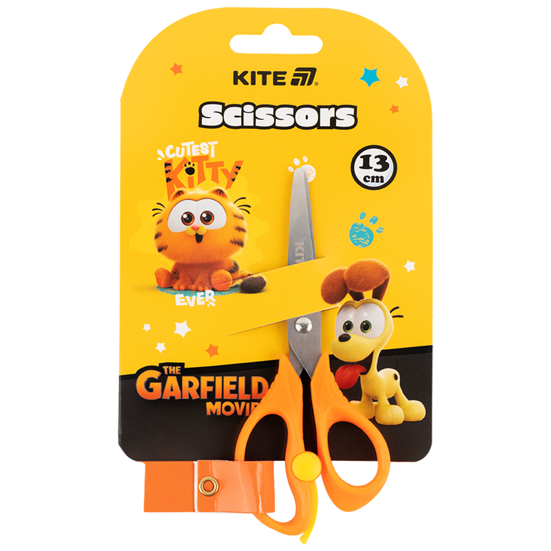 Ножиці дитячі з пружиною, 13см. Garfield GF25-129 Kite