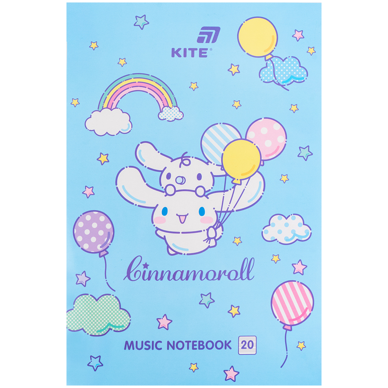 Зошит для нот А4, 20арк, Cinnamoroll CR26-404 Kite