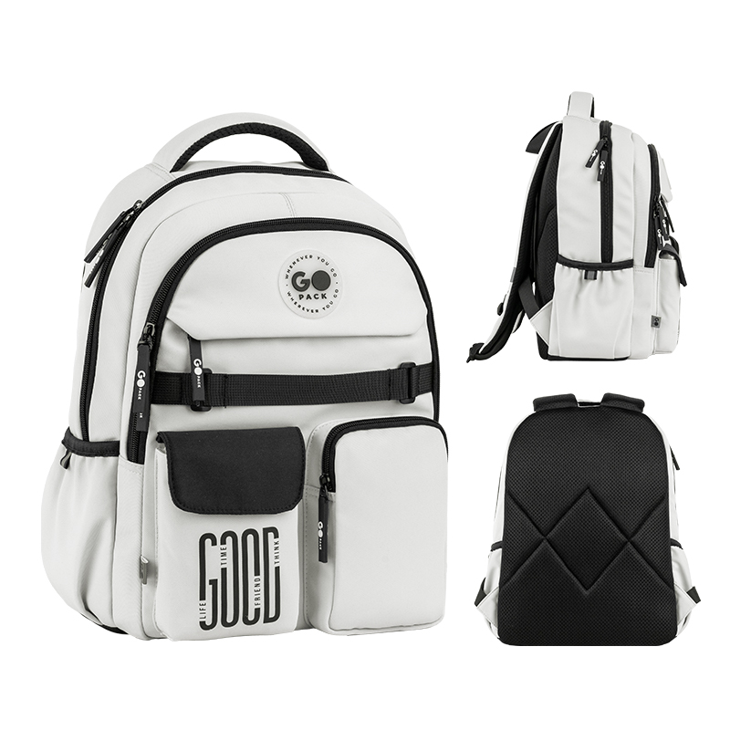 Рюкзак GoPack Education GO26-183M-2 світло-сірий