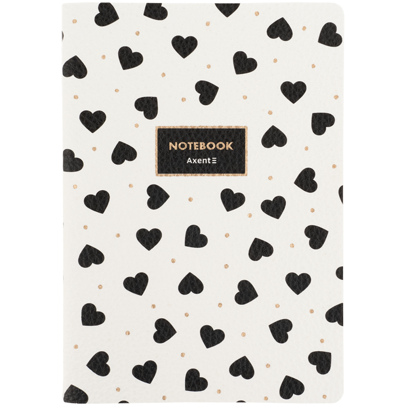 Книга записна  A5, 60 арк. кліт., Black&White, 8710-7-A