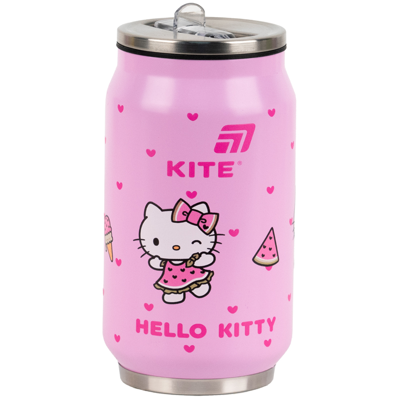 Термочашка з трубочкою, 350мл Hello Kitty HK25-1263 Kite