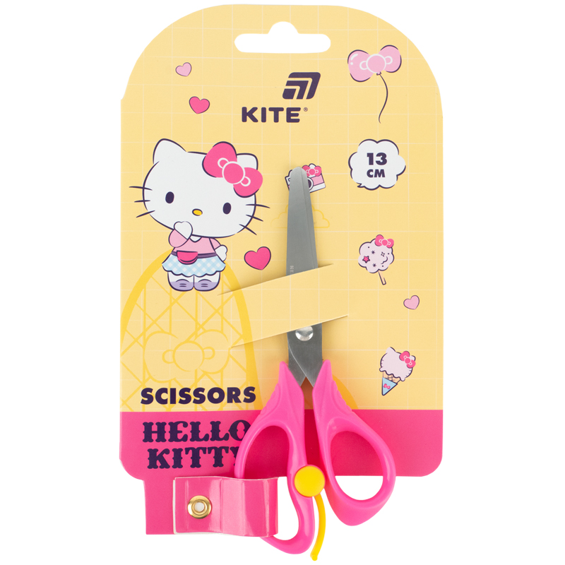 Ножиці дитячі з пружиною, 13см. Hello Kitty HK26-129 Kite
