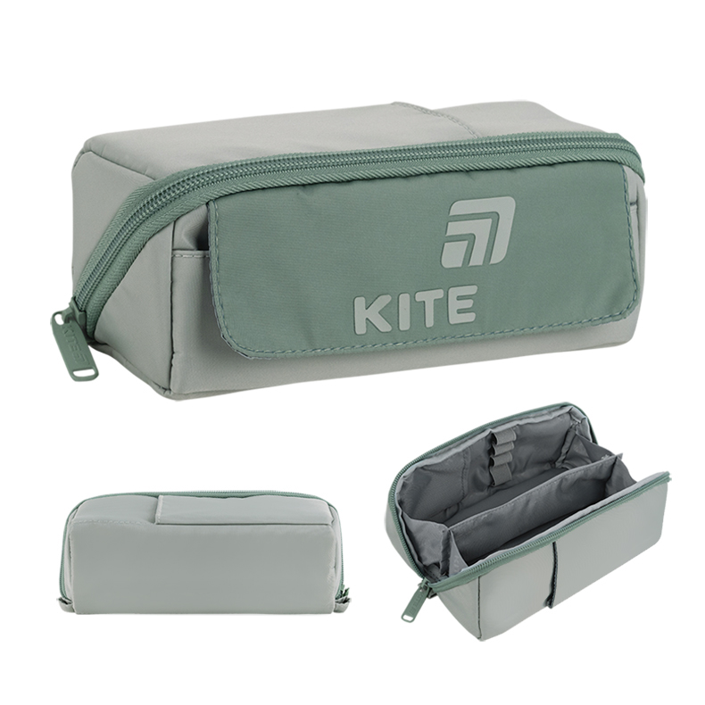 Пенал м'який Kite K26-2702-3 оливковий
