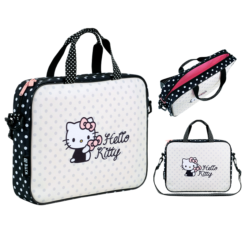 Шкільна текстильна сумка Kite A4, 1 від., HK26-589-2 Hello Kitty