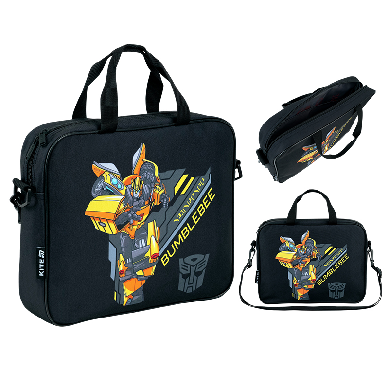 Шкільна текстильна сумка Kite A4, 1 від., TF26-589 Transformers