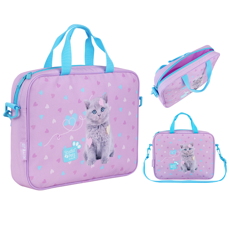 Шкільна текстильна сумка Kite A4, 1 від., SP26-589 Studio Pets