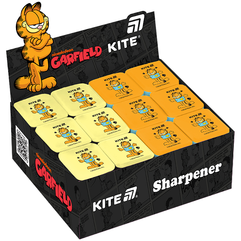 Точилка з контейнером прямокутна Garfield GF26-116 Kite