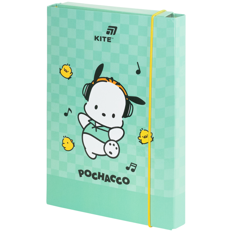 Папка для зошитів В5 на гумці картон, Pochacco PC26-210 Kite