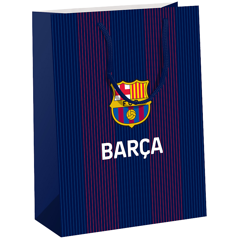 Пакет паперовий подарунковий, 18х24см, BC26-265 FC Barcelona