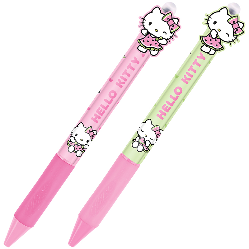 Ручка кулькова автоматична з фігуркою, синя, Hello Kitty HK26-393 Kite