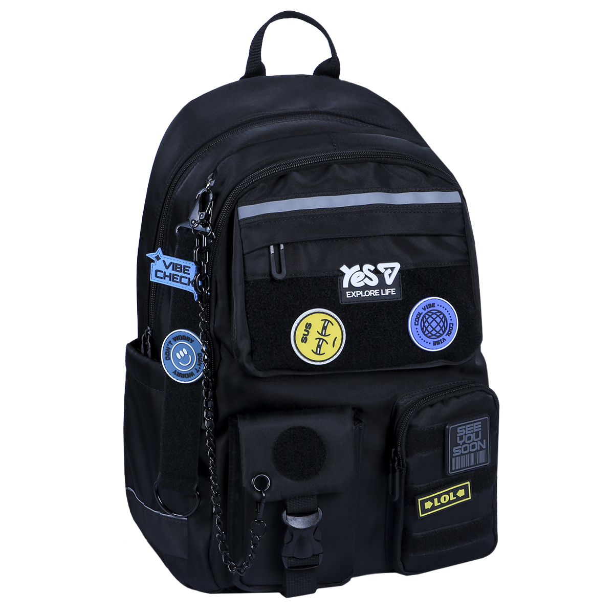 Рюкзак шкільний YES TS-43L Vibe 43х30х16см., 550344 