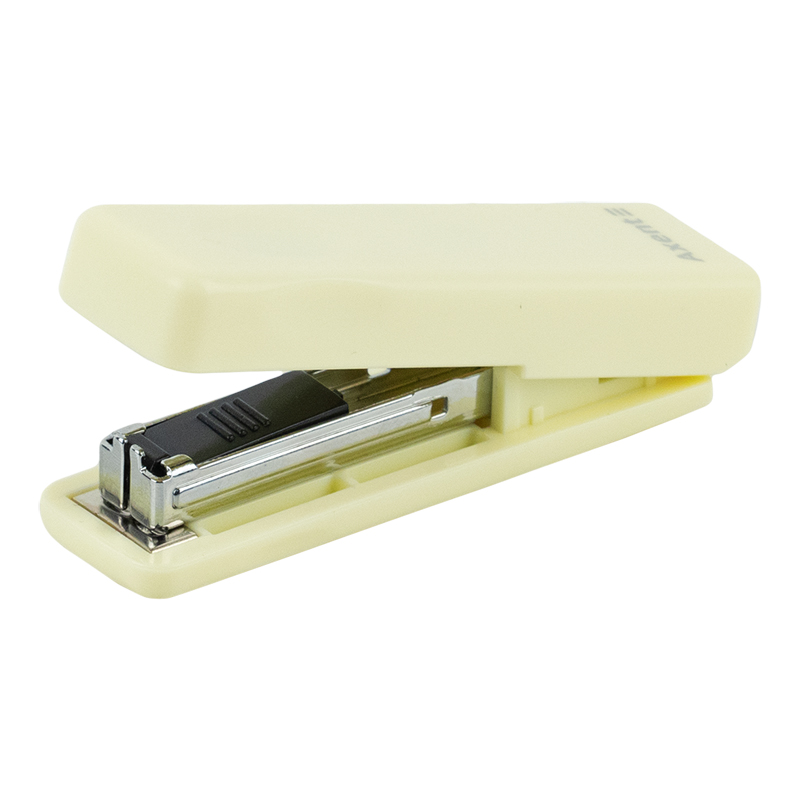 Степлер MINI пласт., №10, 10 арк., Pastelini, жовтий, 4910-08-A