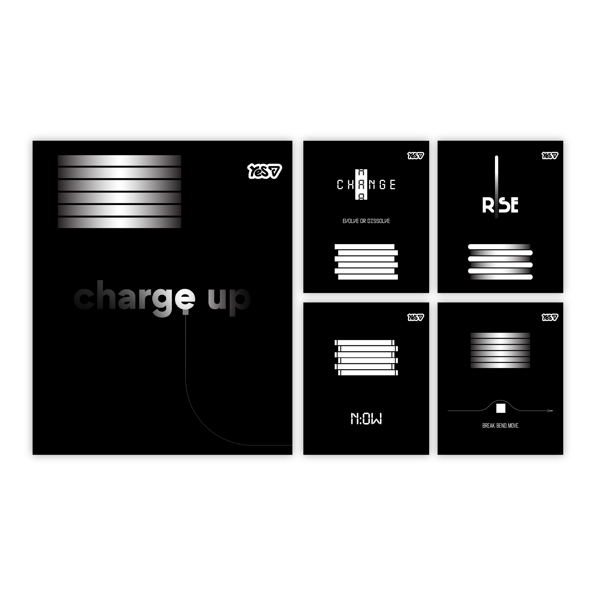 Зошит А5/24 арк лінія YES Energy level, 768903