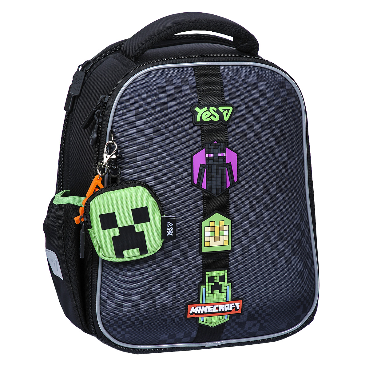 Рюкзак шкільний каркасний YES H-100S Minecraft Adventure 35х28х15см., 550222