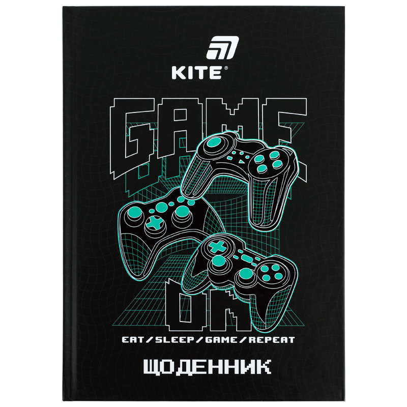 Щоденник шкільний, тверда обкл, Game on K26-283-6 Kite
