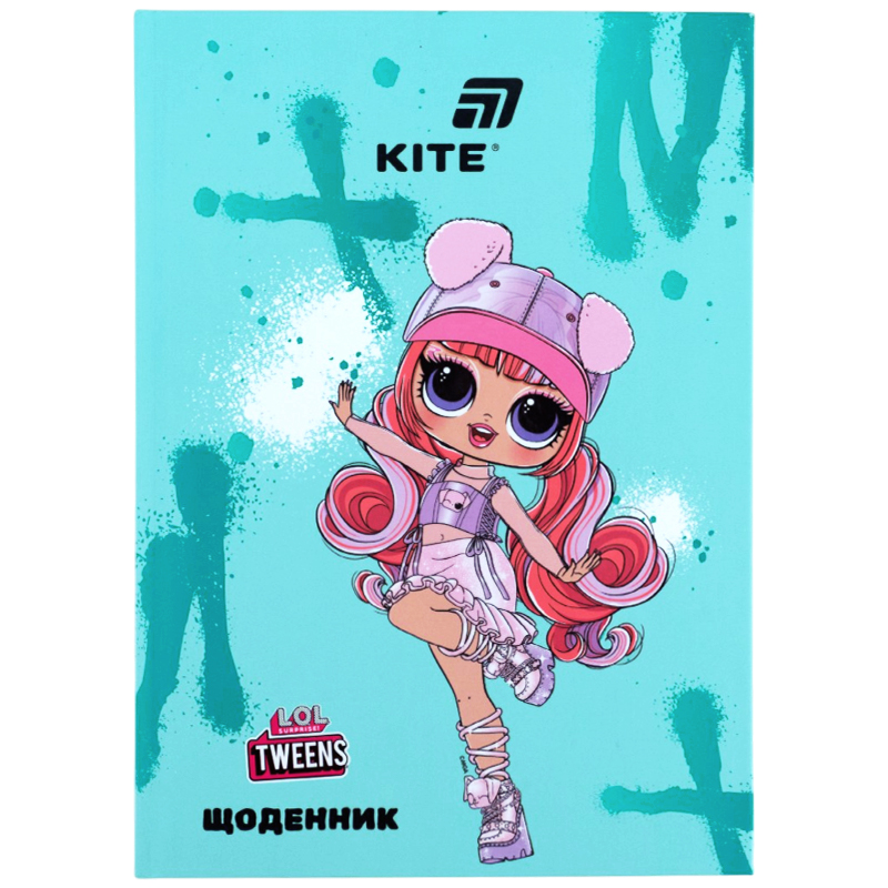 Щоденник шкільний, тверда обкл, LOL LO26-262 Kite