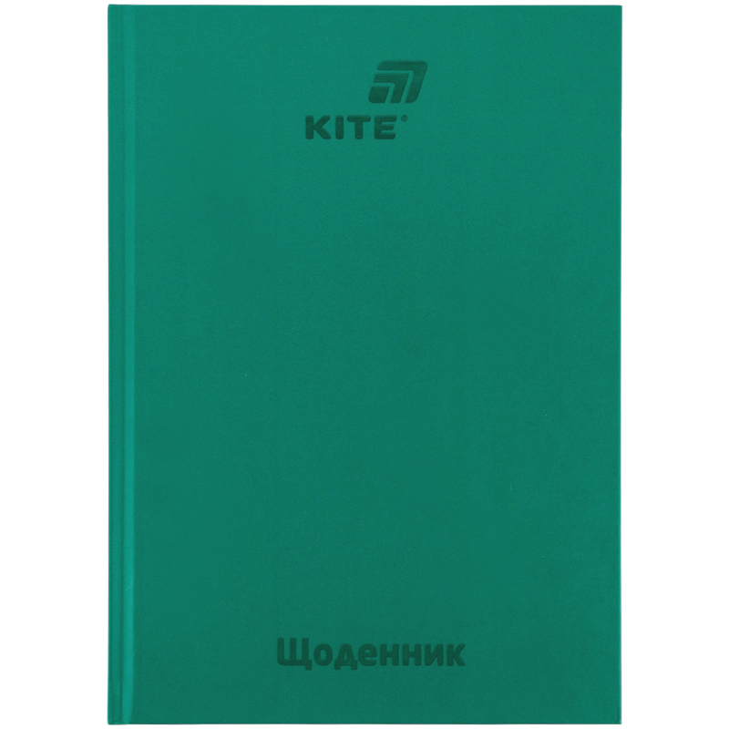 Щоденник шкільний, тверда обкл, зелений, K26-262-13 Kite