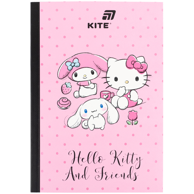 Блокнот м'яка обкл. А5, 40 арк., клітинка, Hello Kitty HK26-091-2 Kite