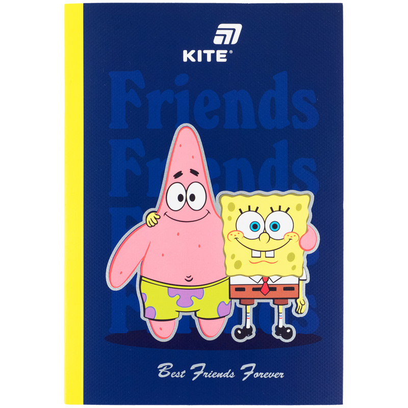 Блокнот м'яка обкл. А5, 40 арк., клітинка, Sponge Bob SB26-091 Kite