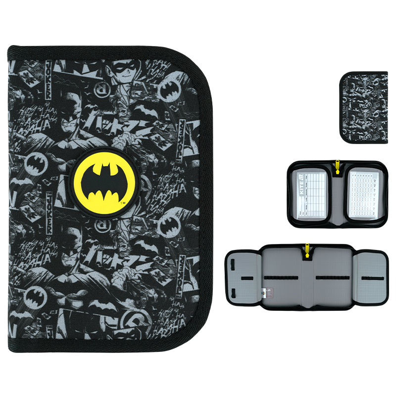 Пенал Kite 1 від., 2 відв., без наповнення DC26-622 DC Comics