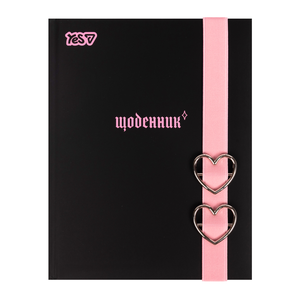 Щоденник шкільний YES Hearts твердий, A5, 40 аркушів, 911713