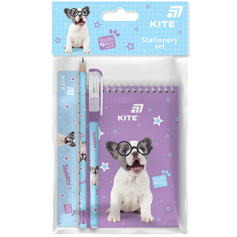 Набір канцтоварів, 4 предмети Studio Pets SP26-S03 Kite