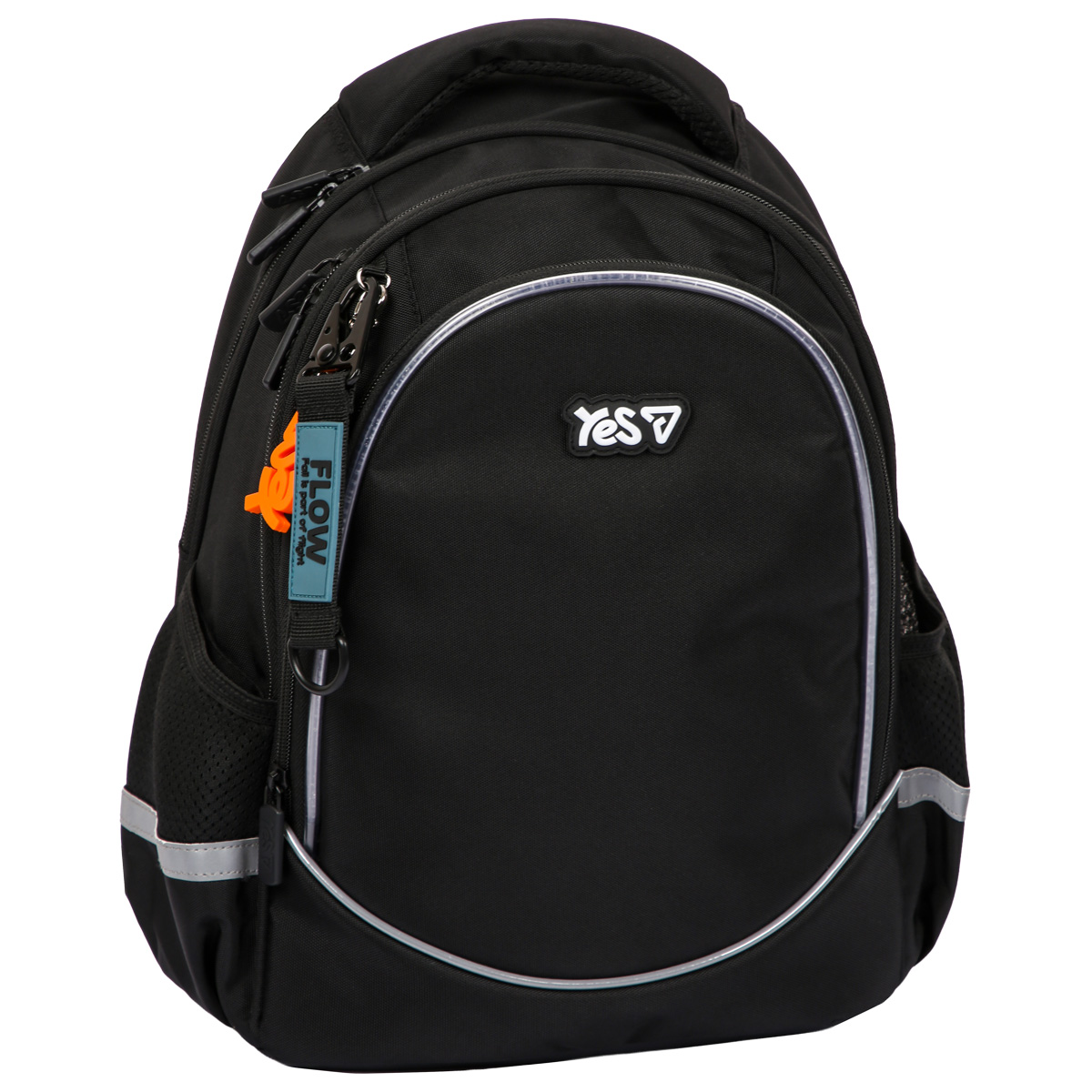 Рюкзак шкільний YES S-116М Just Black 40x30x15см., 550377   