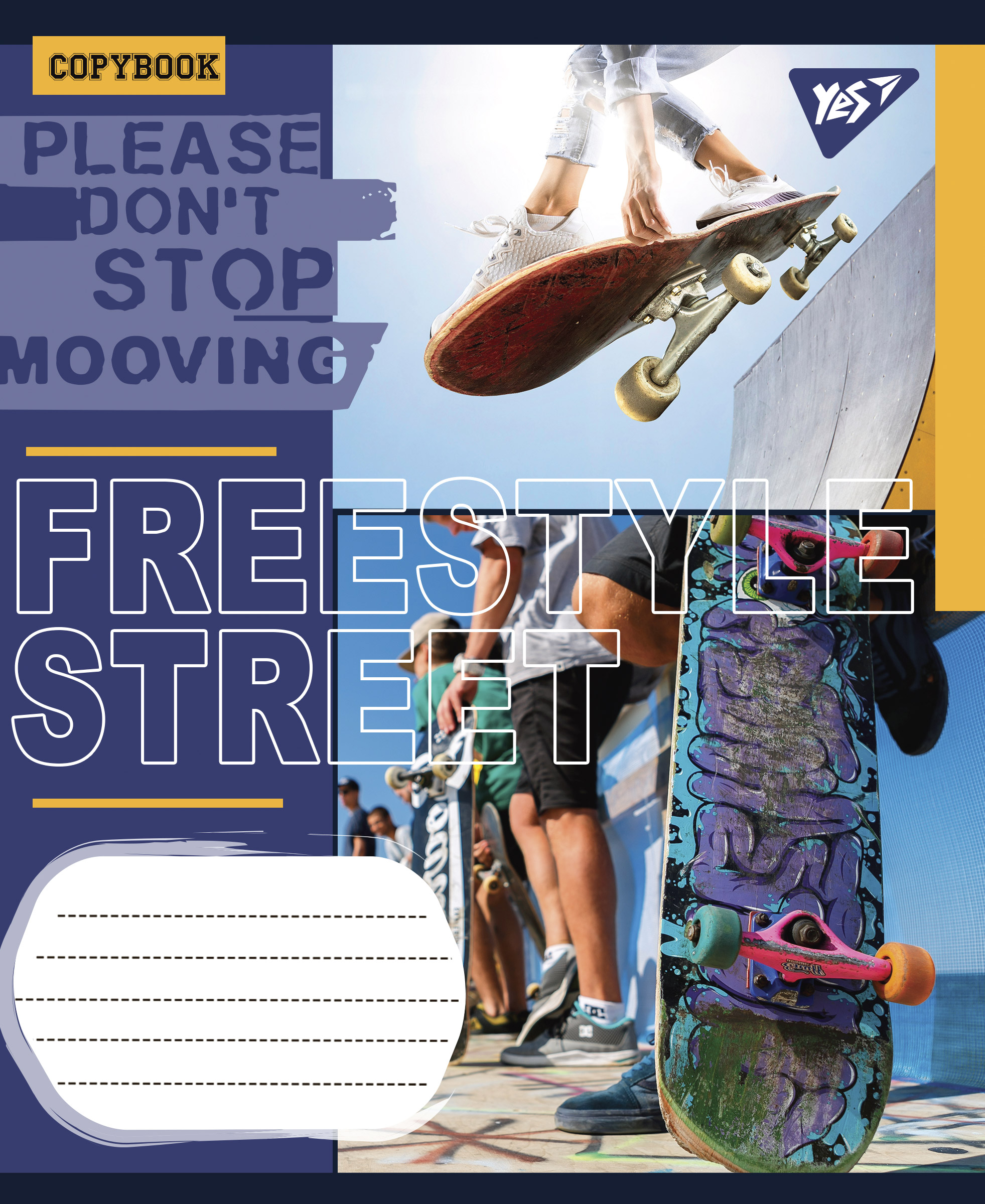 Зошит А5/36 арк лінія YES Freestyle street, 765968