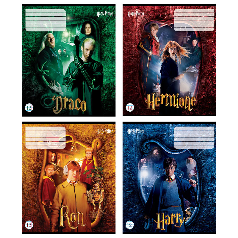 Придбати Зошит 12 арк., лінія, гібр. лак, Harry Potter HP21-234