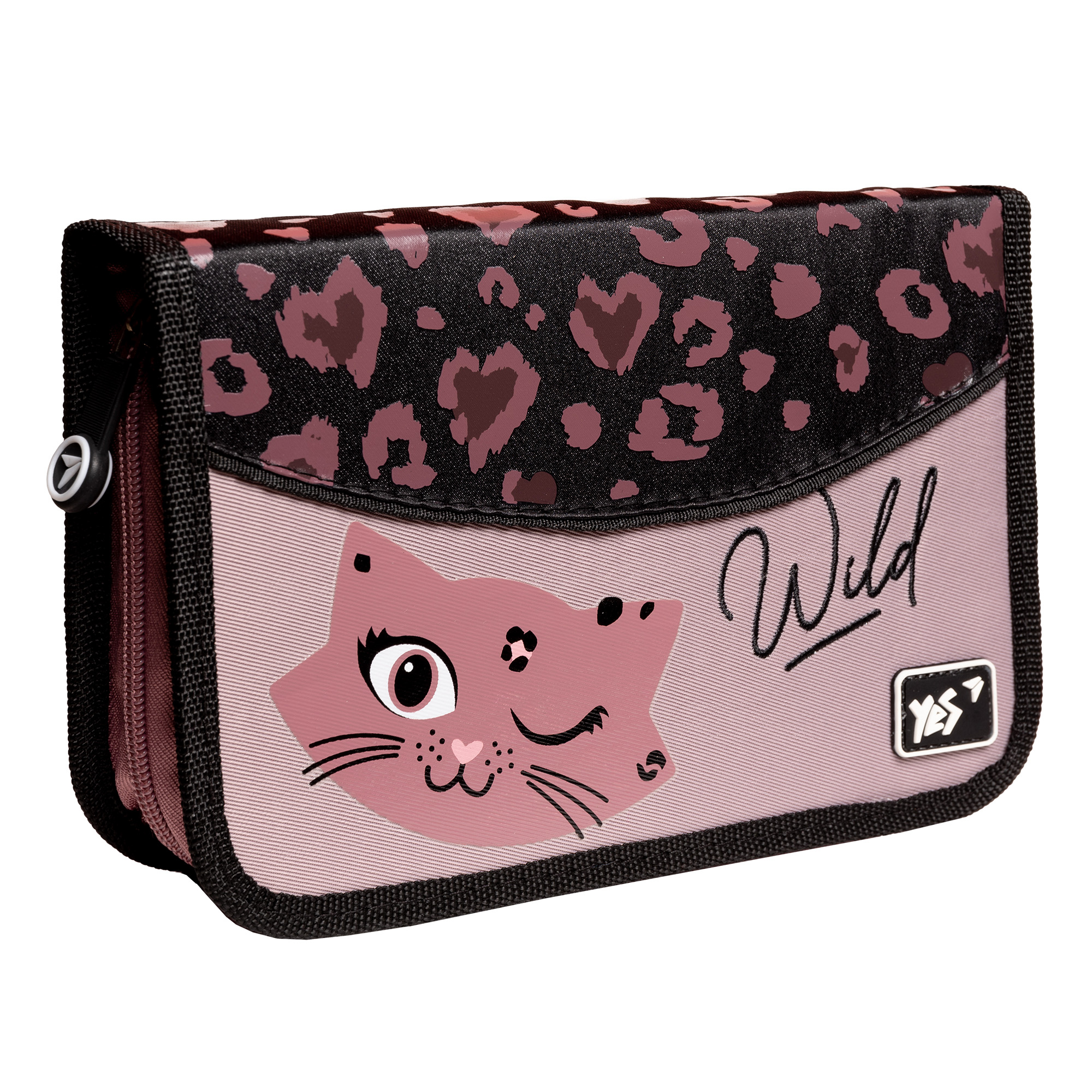 Пенал твердий YES одинарний без клапана HP-02 Wild kitty 533114