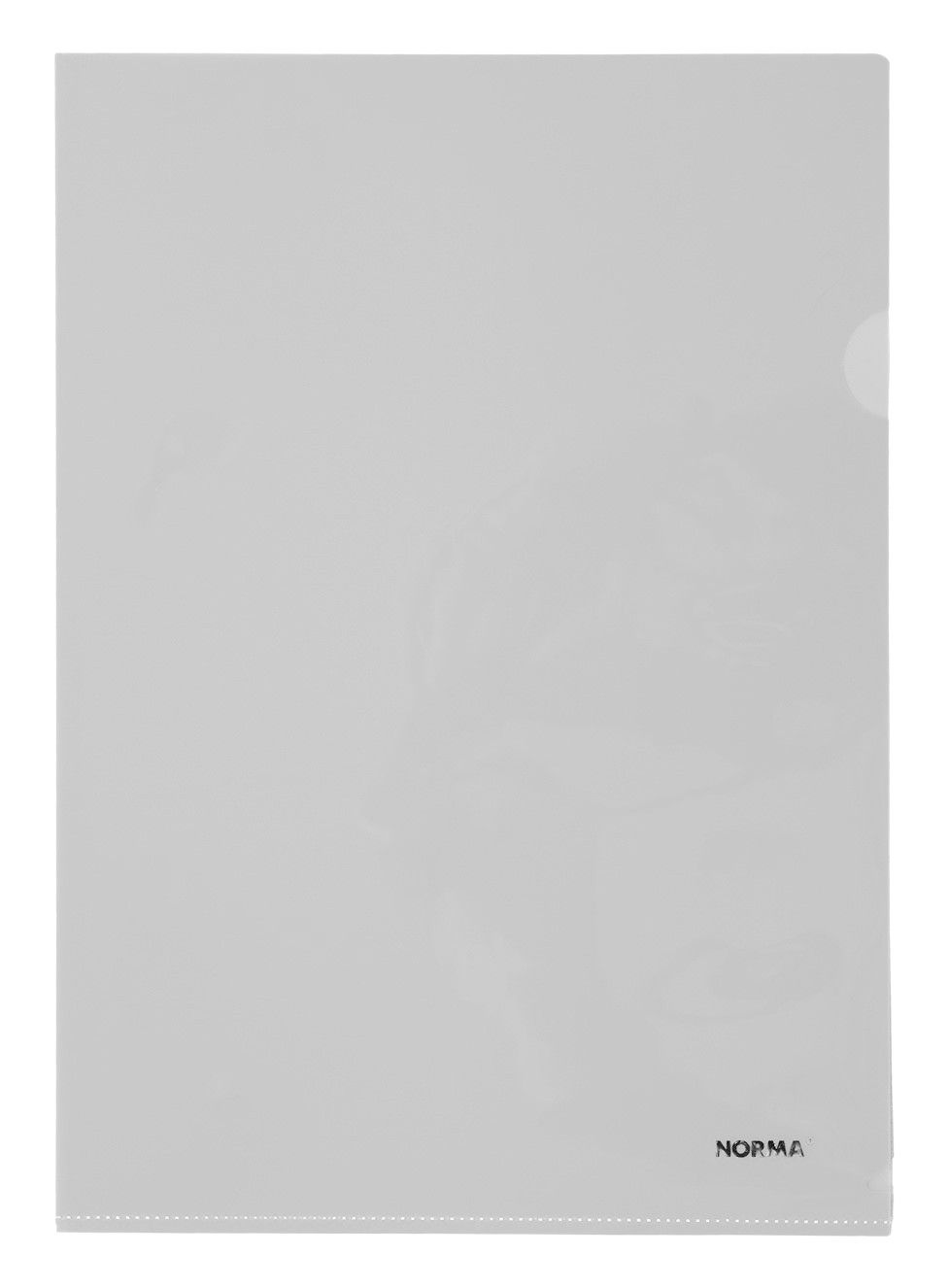 Папка-куток, A4, 180мкм. PР, щільна, димчатий, 5024, Norma