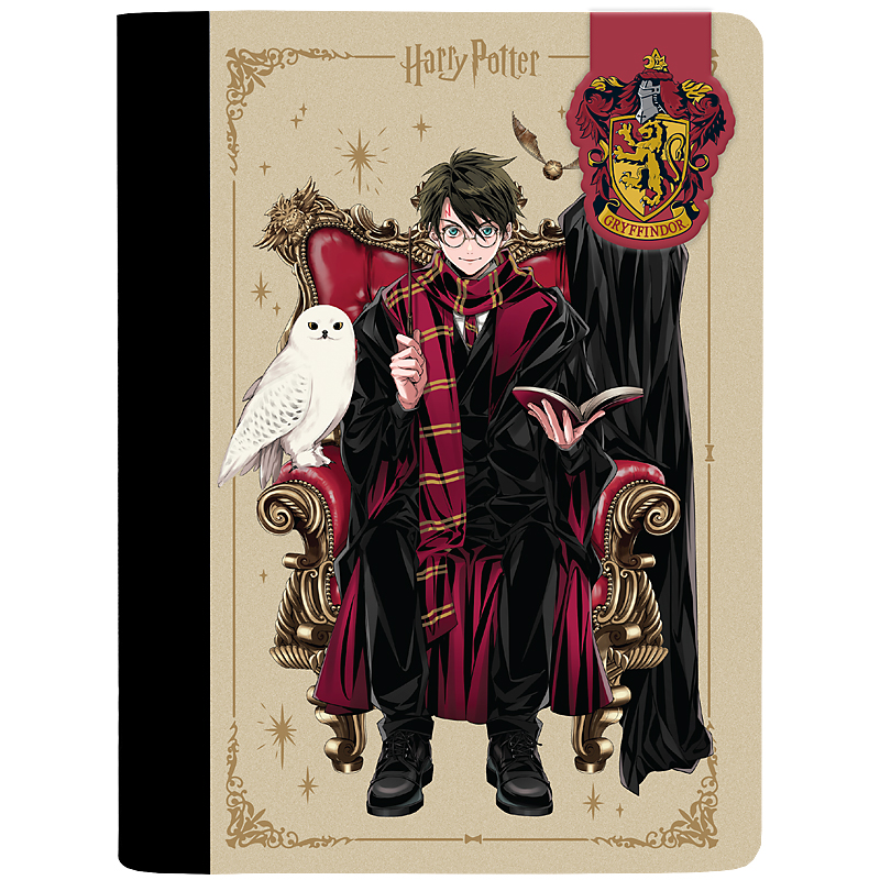 Блокнот з магнітною закладкою, А5, 60 арк., кліт., Harry Potter HP24-192 Kite