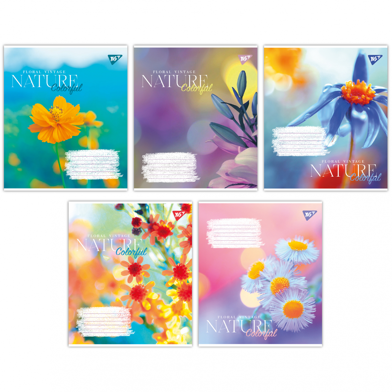 Зошит А5/24 арк лінія YES Nature colorful, 767045