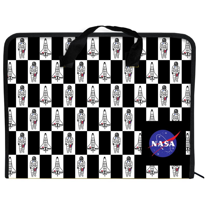 Папка-портфель на блискавці, 1 відділ., A4, NASA NS21-202 Kite