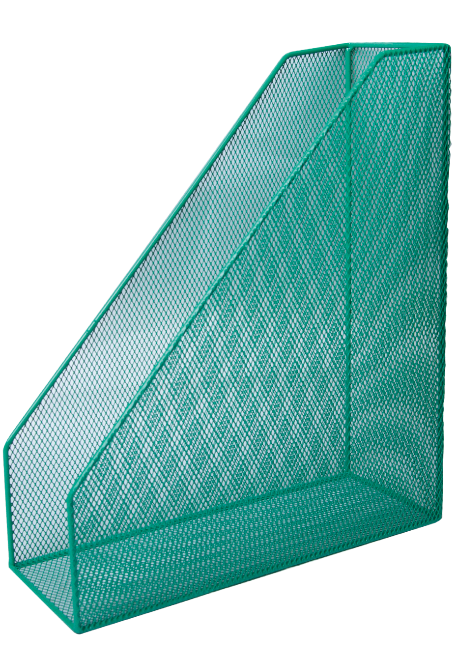 Лоток для паперів вертикальний 80x230x300мм, металевий, зелений BM.6260-04