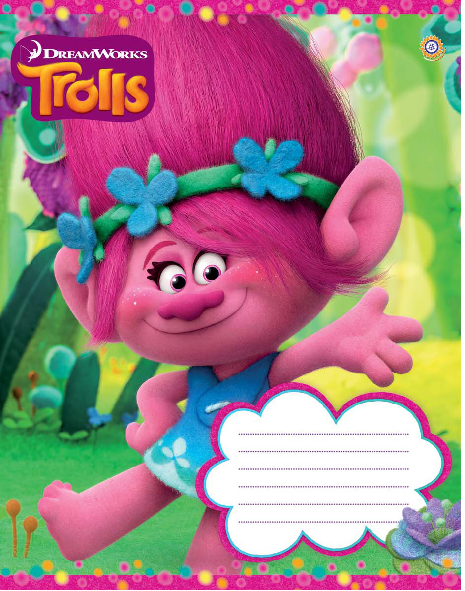 Зошит А5/12 арк лінія ЗУ Trolls color 794564