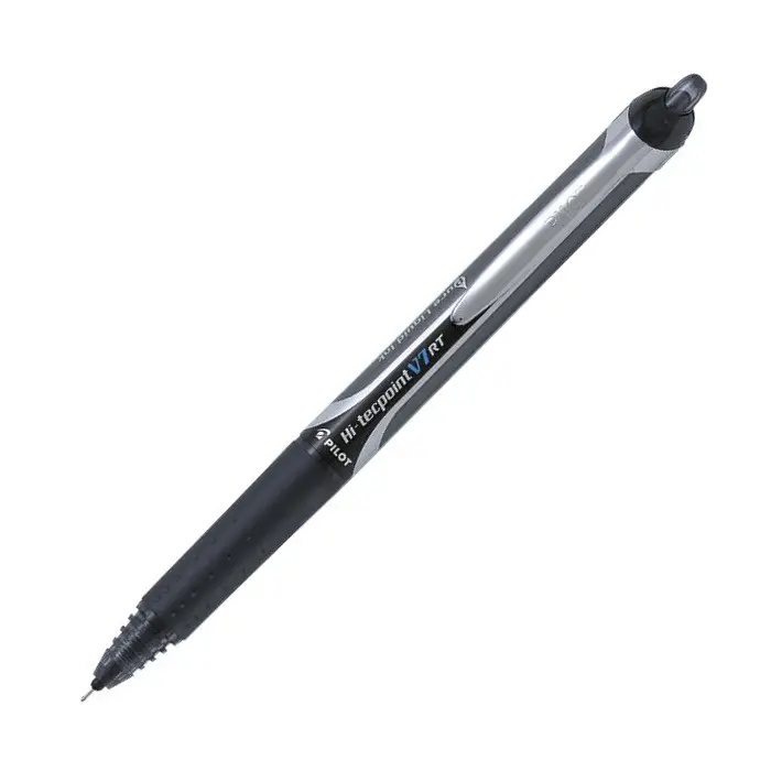 Ручка гелева автоматична Pilot Hi-Tecpoint, 0,7 м., чорний, BXRT-VB-7-B