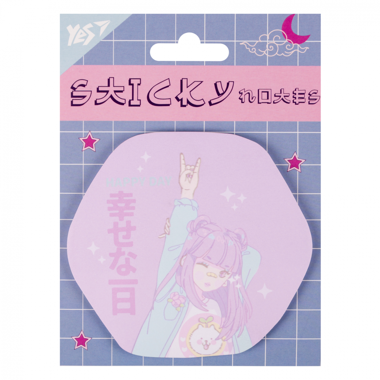 Папір з липким шаром YES фігурний 