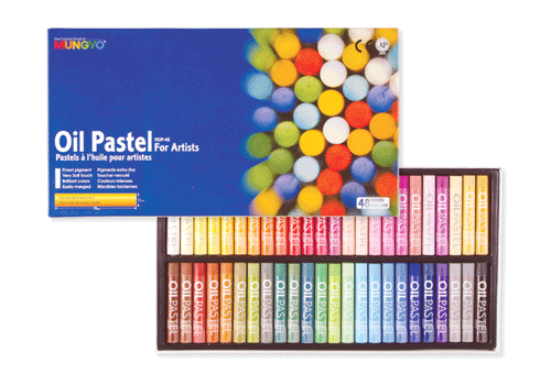 Пастель олійна проф. 48кол., MOP-48, MUNGYO