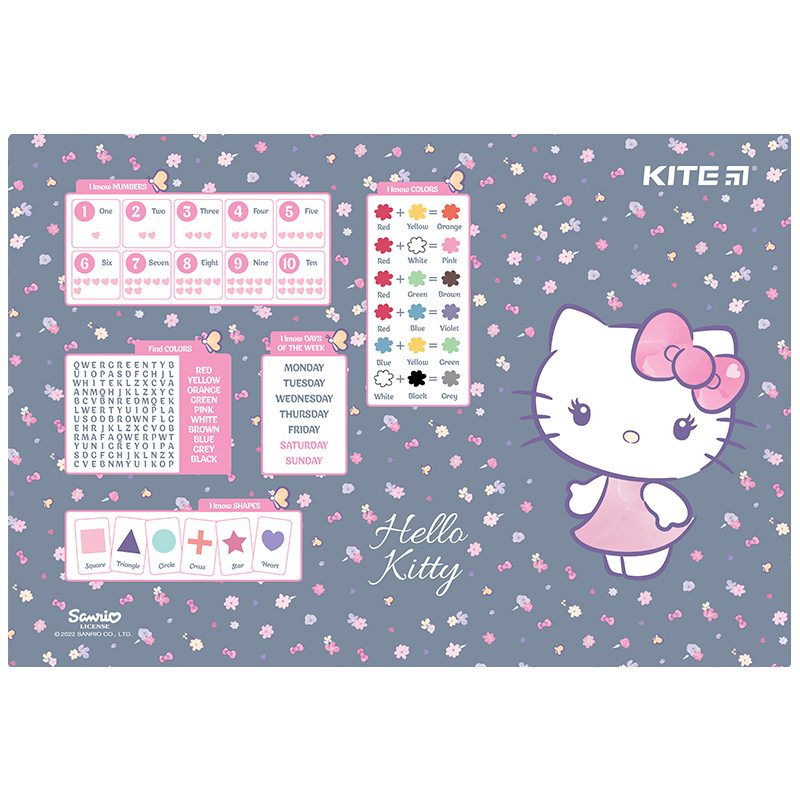 Підкладка настільна, 42,5*29см. PP Hello Kitty HK22-207 Kite