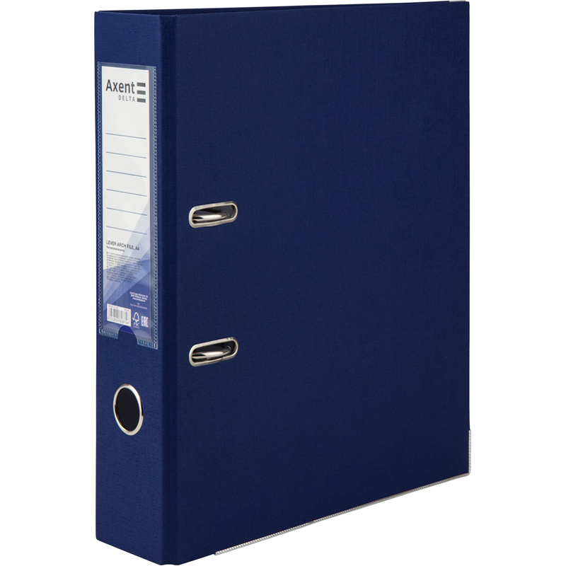 Папка-реєстратор одностор. PP 7,5 cм, розібр, синя D1714-02P