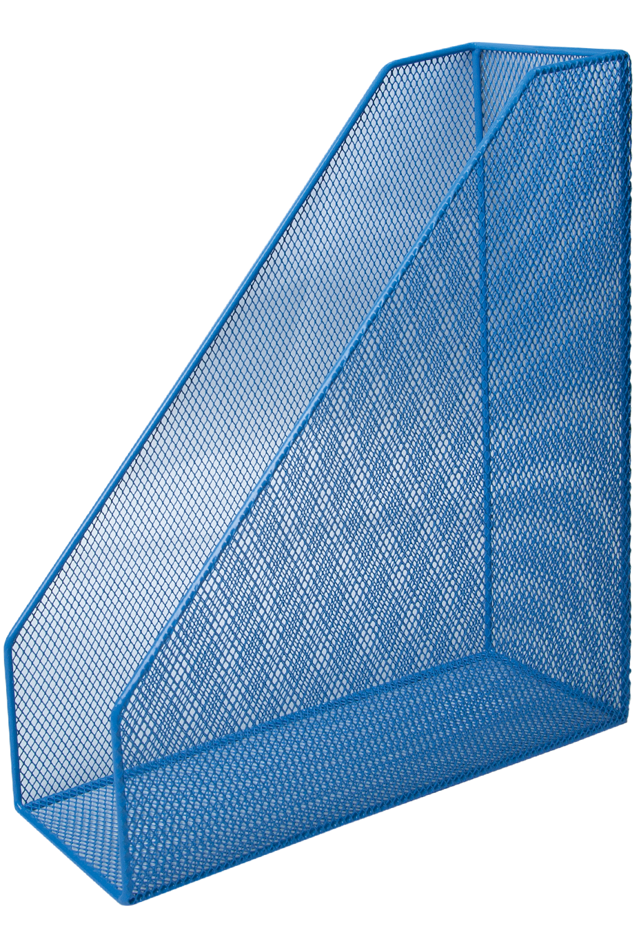 Лоток для паперів вертикальний 80x230x300мм, металевий, синій BM.6260-02