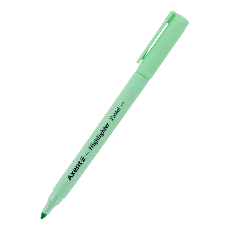 Маркер Highlighter Pastel 2533-A, 2-4 мм клиноп. м'ятний Axent
