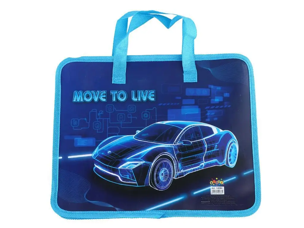 Тека пластикова з текстильними ручками KIDIS, серія Move to Live  14084