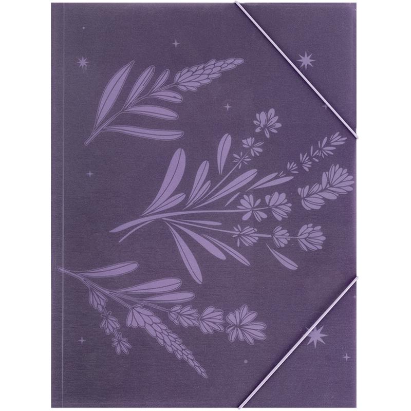 Папка на гумках А4+ Lavender-1, 1509-36-A