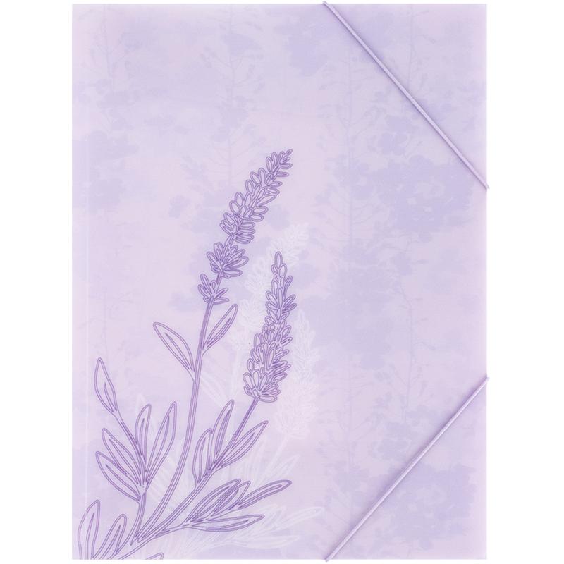 Папка на гумках А4+ Lavender-2, 1509-37-A